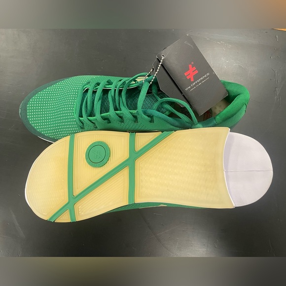 HT Runners Green Heelless Technology The Difference Size 13 Running Shoes - Picture 6 of 11